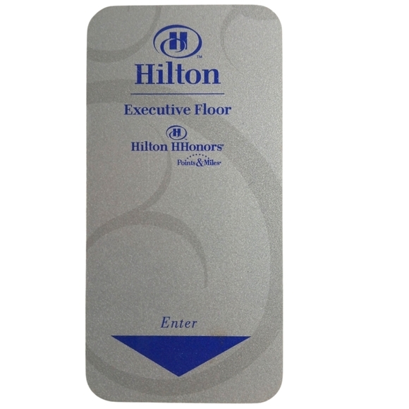 Hilton Hotel Photo Room Key Collectible Executive Floor Honors Silver - Picture 1 of 4
